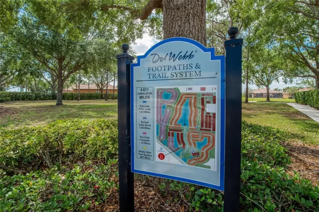 Southshore Falls walking trail