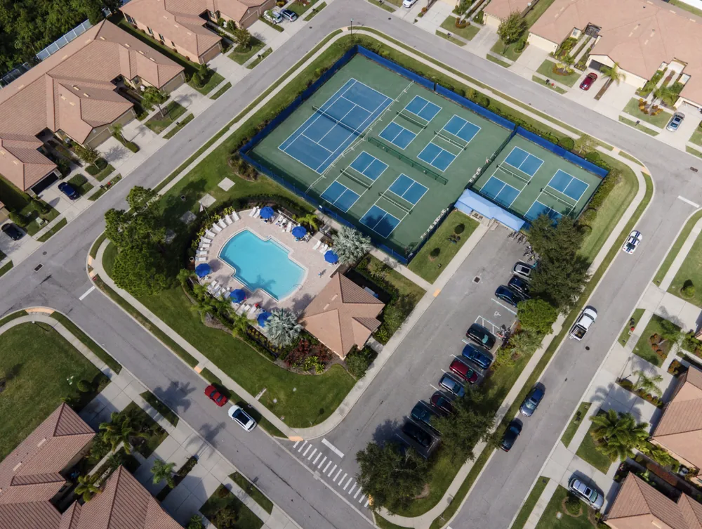 Southshore Falls resort-style pool deck